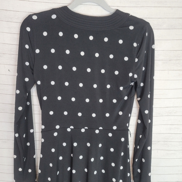 WHBM POLKA DOT REVERISIBLE DRESS, SZ 4 - Picture 11 of 16